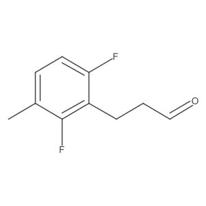 3-(2,6-Difluoro-3-methylphenyl)propanal结构式
