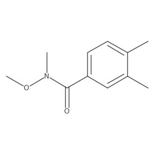 N-methoxy-N,3,4-trimethylbenzamide结构式