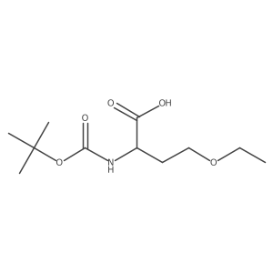 N-Boc-O-ethyl-L-homoserine结构式