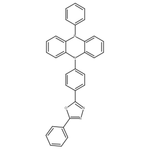 2-Phenyl-5-(4-(10-phenylphenazin-5(10H)-yl)phenyl)-1,3,4-oxadiazole Structure