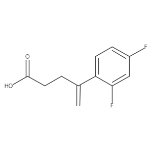 4-(2,4-difluorophenyl)pent-4-enoic Acid结构式