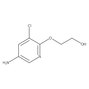 2-[(5-Amino-3-chloropyridin-2-yl)oxy]ethan-1-ol Structure