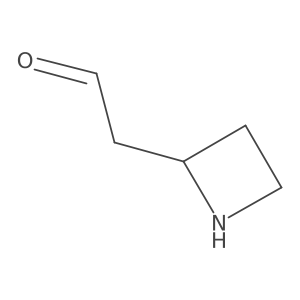 2-(Azetidin-2-yl)acetaldehyde结构式