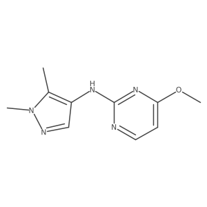 N-(1,5-dimethyl-1H-pyrazol-4-yl)-4-methoxy-2-pyrimidinamine结构式