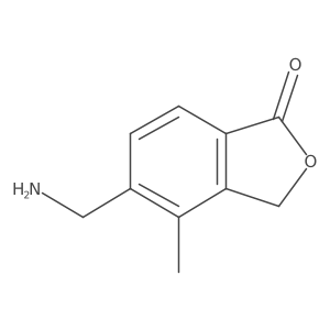 5-(aminomethyl)-4-methyl-3H-2-benzofuran-1-one结构式