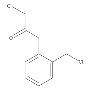 1-Chloro-3-(2-(chloromethyl)phenyl)propan-2-one Structure
