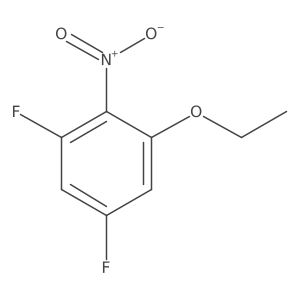 1,5-Difluoro-3-ethoxy-2-nitrobenzene Structure