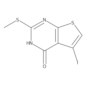 5-Iodo-2-(methylthio)thieno[2,3-d]pyrimidin-4-ol Structure