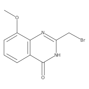 2-(Bromomethyl)-8-methoxy-4(3h)-quinazolinone结构式