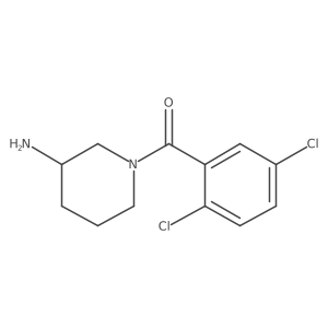 (3-Aminopiperidin-1-yl)(2,5-dichlorophenyl)methanone Structure