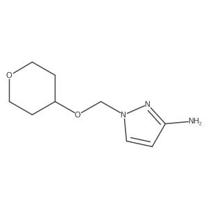 1-[(oxan-4-yloxy)methyl]-1H-pyrazol-3-amine Structure