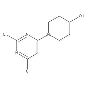 1-(2,6-Dichloropyrimidin-4-YL)piperidin-4-OL结构式