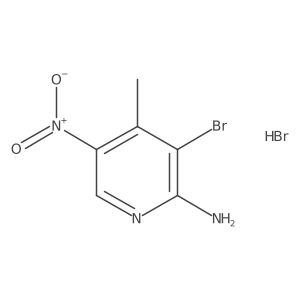 3-Bromo-4-methyl-5-nitropyridin-2-amine hydrobromide Structure