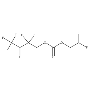 2,2-Difluoroethyl 2,2,3,4,4,4-hexafluorobutyl carbonate结构式
