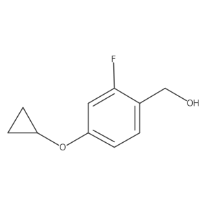 (4-Cyclopropoxy-2-fluorophenyl)methanol结构式