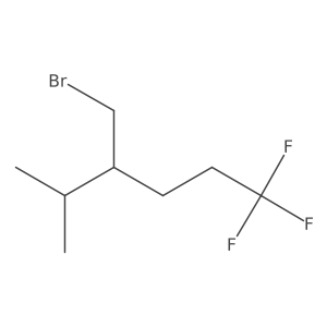 4-(Bromomethyl)-1,1,1-trifluoro-5-methylhexane Structure