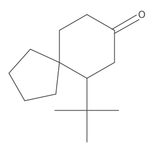 6-Tert-butylspiro[4.5]decan-8-one结构式