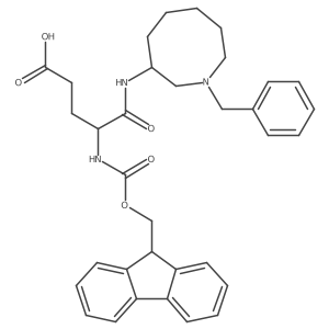 4-[(1-benzylazocan-3-yl)carbamoyl]-4-({[(9H-fluoren-9-yl)methoxy]carbonyl}amino)butanoic acid Structure