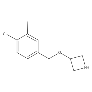 3-[(4-Chloro-3-methylphenyl)methoxy]azetidine Structure