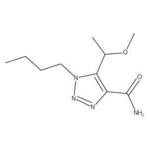 1-butyl-5-(1-methoxyethyl)-1H-1,2,3-triazole-4-carboxamide Structure