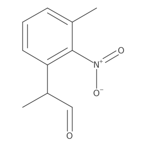 2-(3-Methyl-2-nitrophenyl)propanal结构式