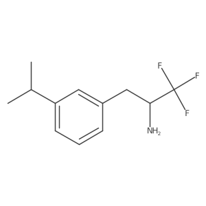 1,1,1-Trifluoro-3-[3-(propan-2-yl)phenyl]propan-2-amine Structure