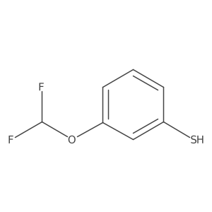 3-(Difluoromethoxy)benzenethiol结构式