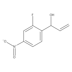 1-(2-Fluoro-4-nitrophenyl)prop-2-en-1-ol Structure