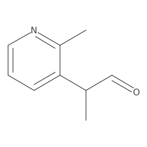 2-(2-Methylpyridin-3-yl)propanal Structure