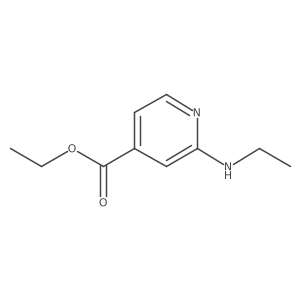 Ethyl 2-(ethylamino)pyridine-4-carboxylate Structure