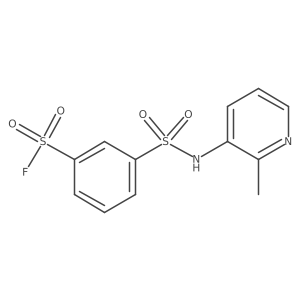 3-[(2-Methylpyridin-3-yl)sulfamoyl]benzene-1-sulfonyl fluoride结构式