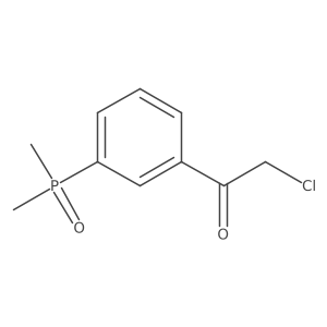 2-Chloro-1-[3-(dimethylphosphoryl)phenyl]ethan-1-one Structure