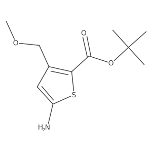 Tert-butyl 5-amino-3-(methoxymethyl)thiophene-2-carboxylate Structure