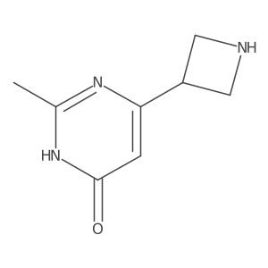6-(Azetidin-3-YL)-2-methylpyrimidin-4-OL Structure