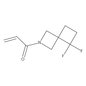 1-{5,5-Difluoro-2-azaspiro[3.3]heptan-2-yl}prop-2-en-1-one Structure