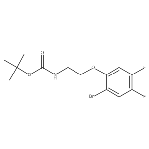 tert-Butyl (2-(2-bromo-4,5-difluorophenoxy)ethyl)carbamate Structure