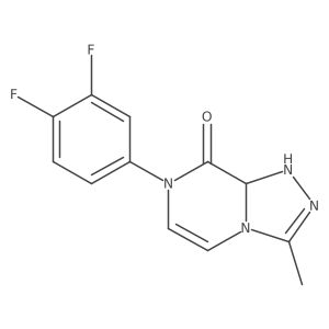 7-(3,4-Difluorophenyl)-3-methyl-1,8a-dihydro-[1,2,4]triazolo[4,3-a]pyrazin-8-one Structure