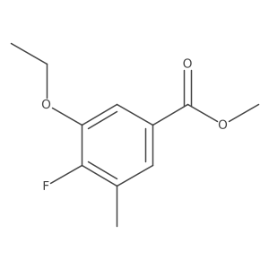 Methyl 3-ethoxy-4-fluoro-5-methylbenzoate Structure