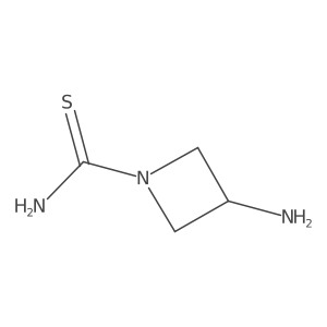 3-Aminoazetidine-1-carbothioamide Structure
