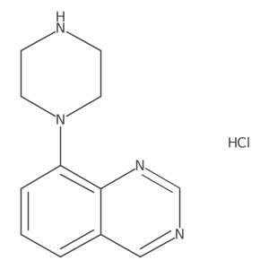 8-(Piperazin-1-yl)quinazoline hydrochloride结构式