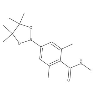 N,2,6-trimethyl-4-(4,4,5,5-tetramethyl-1,3,2-dioxaborolan-2-yl)benzamide Structure