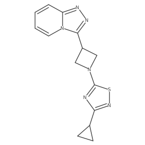 3-Cyclopropyl-5-(3-{[1,2,4]triazolo[4,3-a]pyridin-3-yl}azetidin-1-yl)-1,2,4-thiadiazole Structure