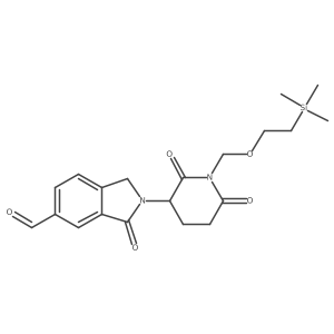 2-[2,6-Dioxo-1-[[2-(trimethylsilyl)ethoxy]methyl]-3-piperidinyl]-2,3-dihydro-3-oxo-1H-isoindole-5-carboxaldehyde Structure