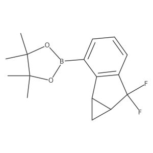 CC1(C)OB(c2cccc3c2C2CC2C3(F)F)OC1(C)C结构式