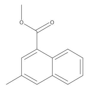 Methyl 3-methyl-1-naphthoate结构式