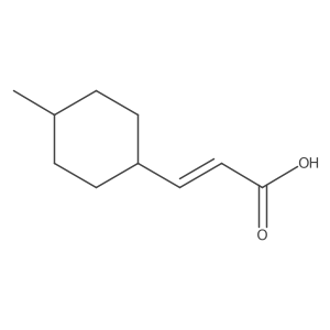 3-(4-Methylcyclohexyl)prop-2-enoic acid结构式