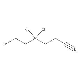 4,4,6-Trichlorocapronitrile结构式