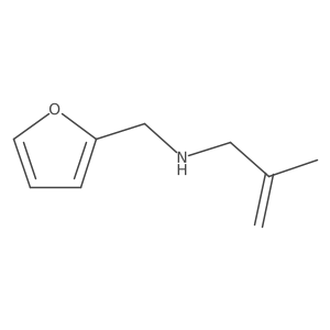 (Furan-2-ylmethyl)(2-methylprop-2-en-1-yl)amine Structure