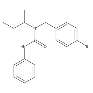 N-(4-bromobenzyl)-N-sec.-butyl-N'-phenylurea Structure