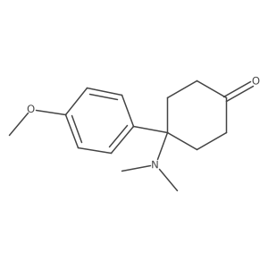 4-Dimethylamino-4-(4-methoxy-phenyl)-cyclohexanone结构式